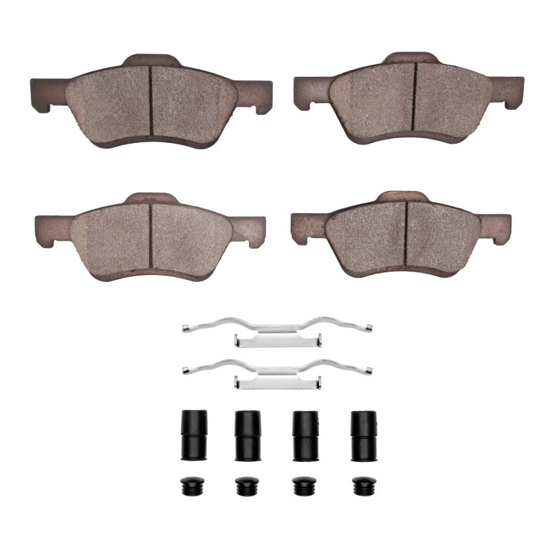 R1 Concepts R1 09-12 Ford Escape Front Ceramic Pads & Hardware Kit