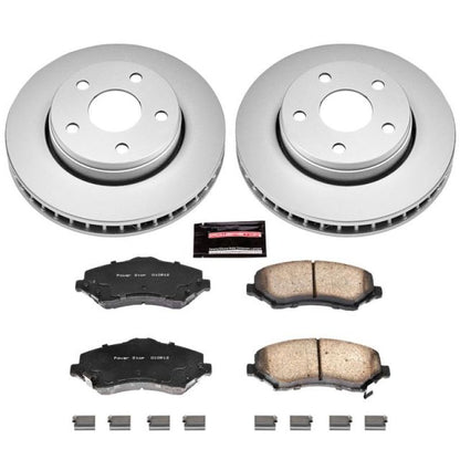 PowerStop Power Stop 07-17 Jeep Wrangler Front Z17 Evolution Geomet Coated Brake Kit