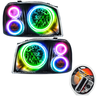 ORACLE Lighting Oracle 01-04 Nissan Frontier SMD HL - Triple Halo - ColorSHIFT