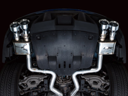 AWE Tuning 21-23 Ford Mustang Mach 1 SwitchPath Cat-Back Exhaust w/ Quad Chrome Silver Tips