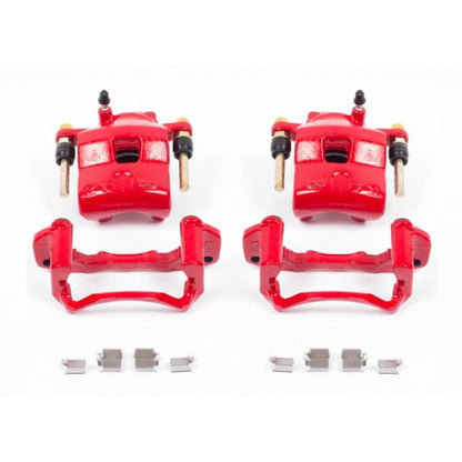 PowerStop Power Stop 99-03 Mazda Protege Front Red Calipers w/Brackets - Pair