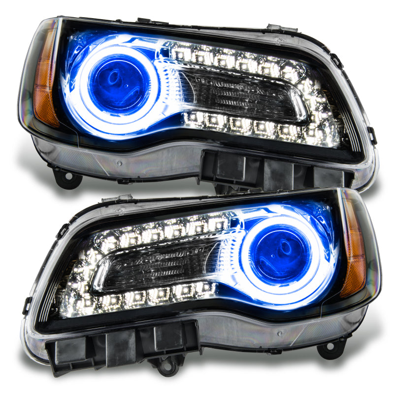 ORACLE Lighting Oracle 11-14 Chrysler 300C SMD HL - Black - NON HID - Blue