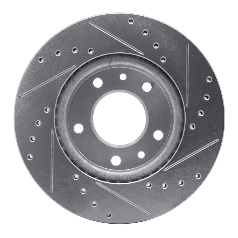 R1 Concepts R1 02-02 Kia SEDONA Front Left Drilled & Slotted Silver Brake Rotor