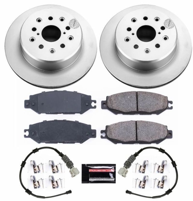 PowerStop Power Stop 93-94 Lexus LS400 Rear Z17 Evolution Geomet Coated Brake Kit