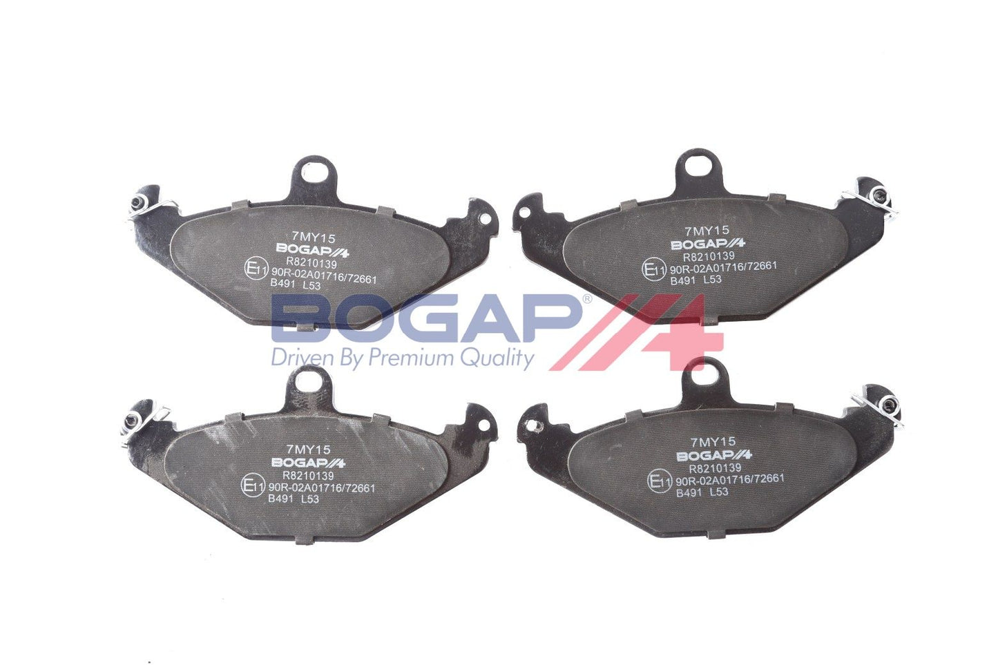 BOGAP R8210139 Brake Pad Set, Disc Brake | ML Performance Car Parts