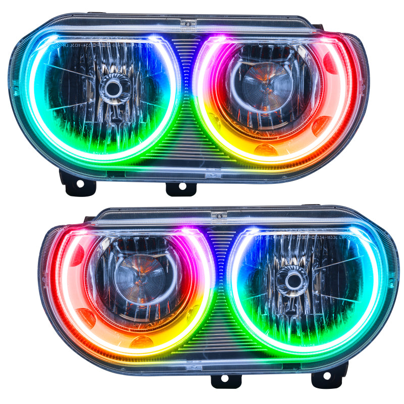 ORACLE Lighting Oracle 08-14 Dodge Challenger SMD HL (Non-HID) - ColorSHIFT w/o Controller
