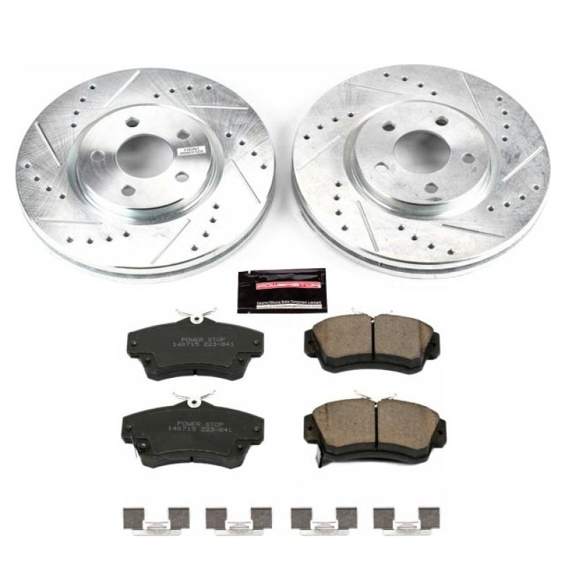 PowerStop Power Stop 03-09 Chrysler PT Cruiser Front Z23 Evolution Sport Brake Kit