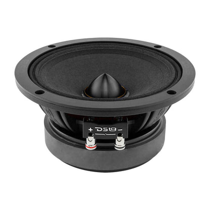 DS18 6.5in 300 Watts RMS 4 ohm Neodymium and Ferrite Magnet Bullet Mid-Range Loudspeaker
