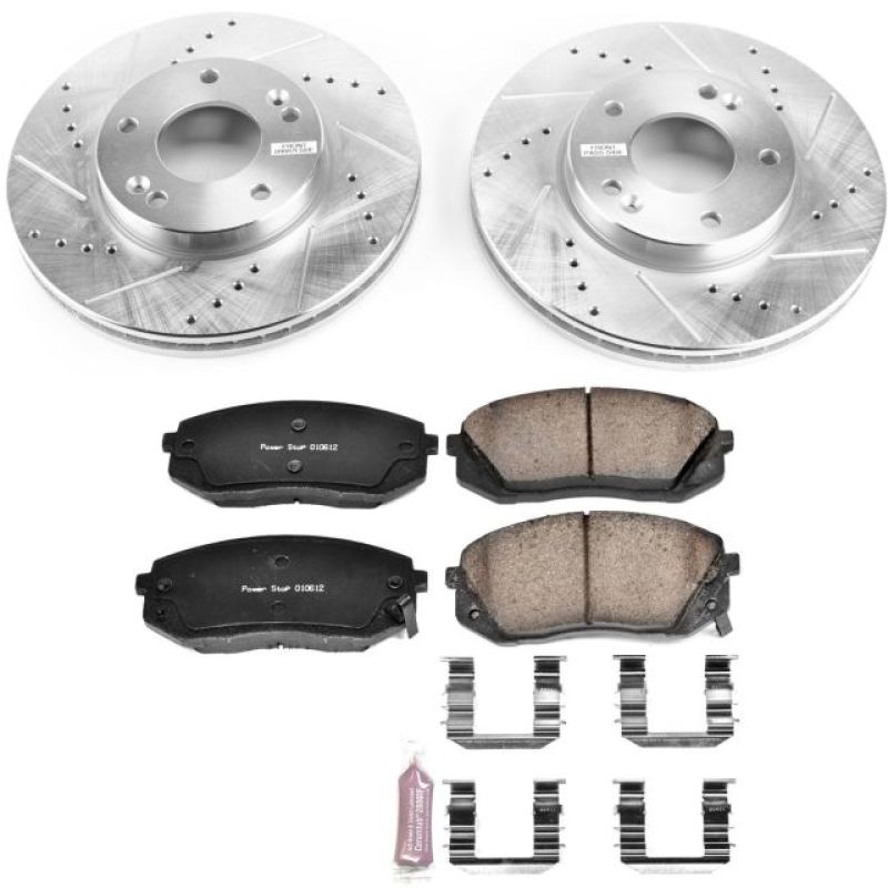 PowerStop Power Stop 07-10 Kia Rondo Front Z23 Evolution Sport Brake Kit