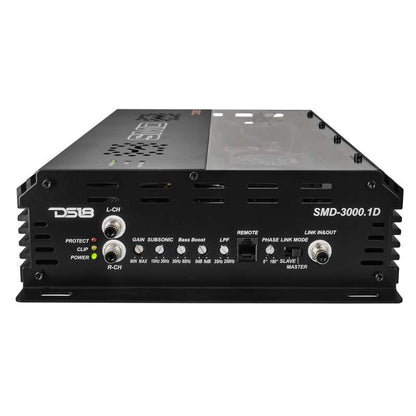 DS18 Steave Meade Colab 1-Channel Amp Class D 3000/1ohm 2200/2ohm 1300/4ohm Watts LED Lights