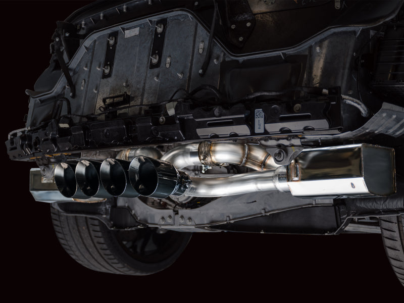 AWE Tuning 2023 C8 Corvette Z06 SwitchPath Cat-Back Exhaust - Diamond Black Tips