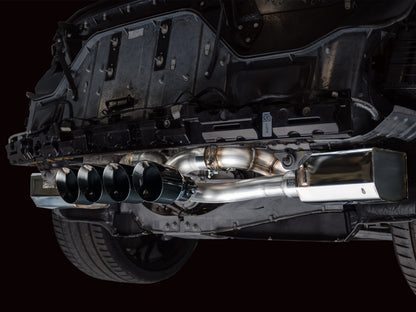 AWE Tuning 2023 C8 Corvette Z06 SwitchPath Cat-Back Exhaust - Diamond Black Tips