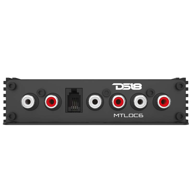 DS18 6-Chnl Speaker Emulator Remote Out Level Matching Controls LED Clip Indicator Hi/Low Converters