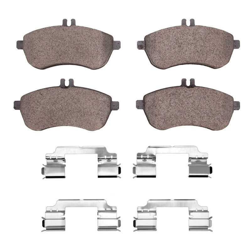 DFC 08-15 Mercedes-Benz C250 Front 5000 Advanced Low Metallic Brake Pads and Hardware Kit