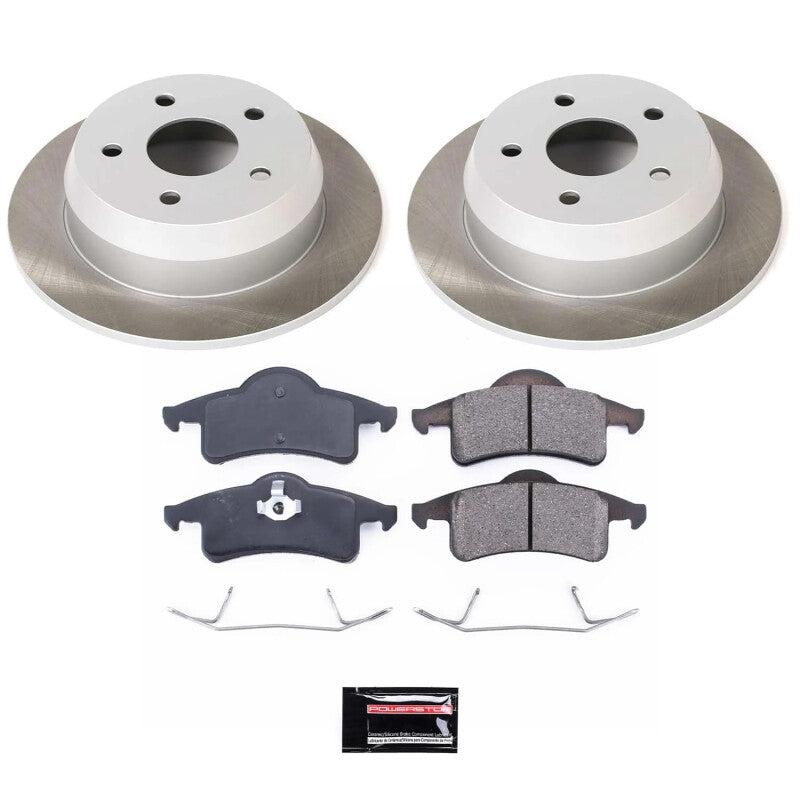 PowerStop Power Stop 99-04 Jeep Grand Cherokee Rear Semi-Coated Rotor Kit
