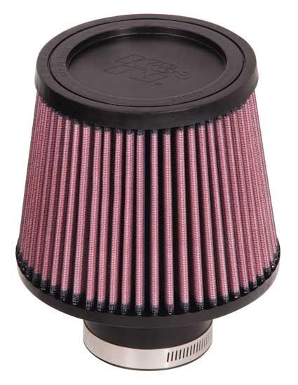 K&N Engineering K&N Universal Rubber Filter-Round Tapered 2.5in Flange ID x 6in Base OD x 5in Top OD x 5in Height