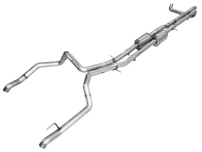 AWE Tuning 4th Gen GM 1500 6.2L Cat-Back Split Rear Exit (w/ Bumper Cutouts) - OE Tips