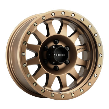 Method Wheels Method MR304 Double Standard 17x8.5 0mm Offset 6x5.5 108mm CB Method Bronze Wheel
