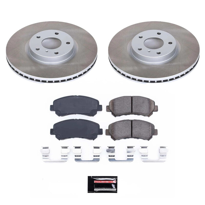 PowerStop Power Stop 16-22 Nissan Maxima Front Semi-Coated Rotor Kit