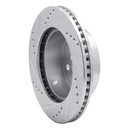 R1 Concepts R1 99-06 Jeep TJ (Canada - See Wrangler for US) Front Right Drilled & Slotted Silver Brake Rotor