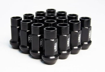 BLOX Racing Street Series Forged Lug Nuts - Black 12 x 1.25mm - Single piece