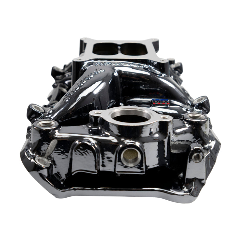 Edelbrock RPM Air-Gap Intake Manifold for Big-Block Chevy Oval Port - Black Plasma Finish