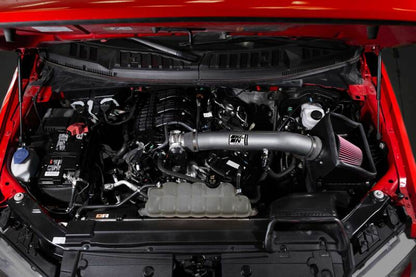 K&N Engineering K&N 18-24 Ford F150 3.3L V6 Performance Air Intake System w/ Red Air Filter