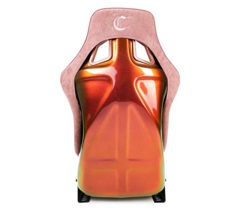 NRG FRP Bucket Seat (Medium) Prisma-Chromatic Mauve Vegan Suede w/ Chameleon Back