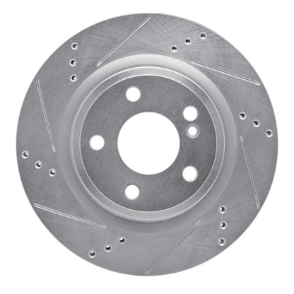 R1 Concepts R1 14-19 Mercedes-Benz GLA250 (Mexico) Rear Left Drilled & Slotted Silver Brake Rotor