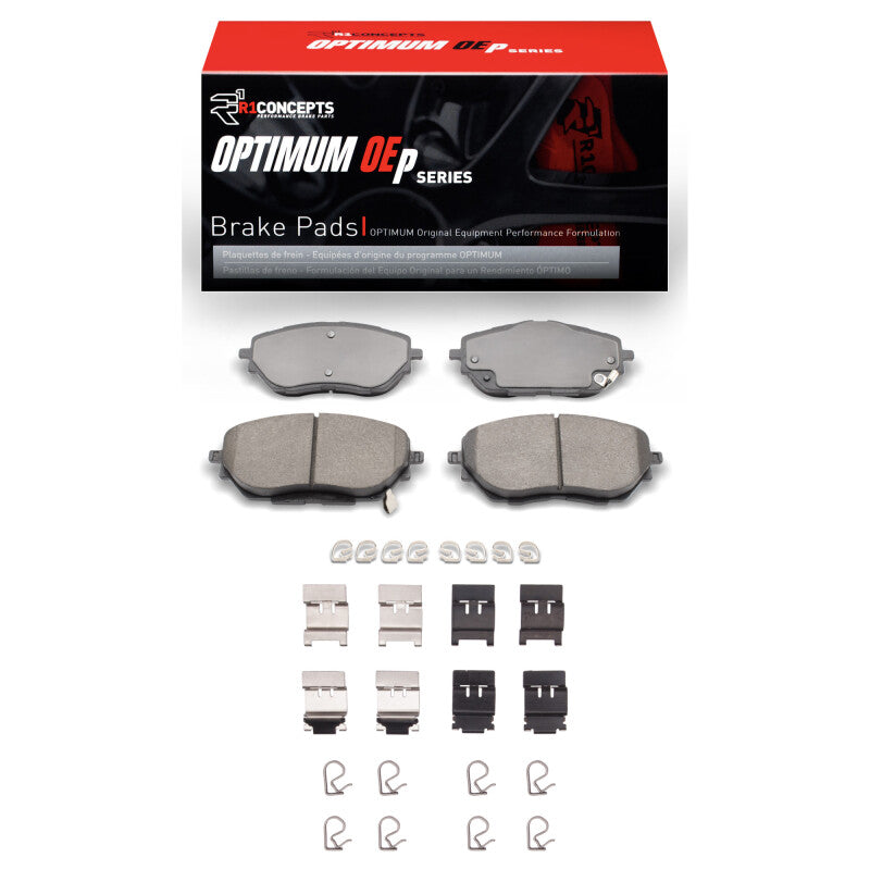 R1 Concepts R1 18-22 Toyota C-HR Front Optimum OE Pads & Hardware Kit