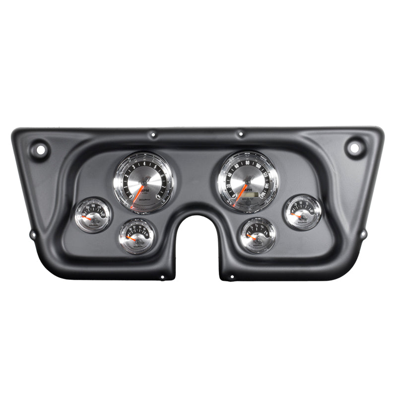 Autometer American Muscle Gauge Kit 6 Pc Chevy Truck C/Suburban 67-72 Tach/Mph/Fuel/Oilp/Wtmp/Volt