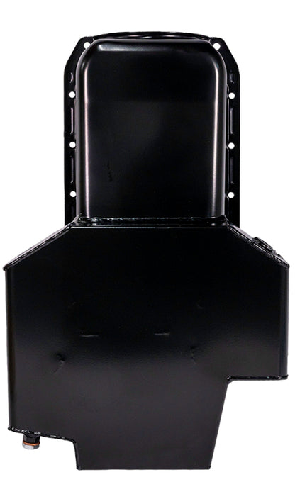 Moroso Pre-80 Chevrolet SBC (w/2 Pc Seal & Low Clearance) Wet Sump 7qt 7in Steel Oil Pan - Black