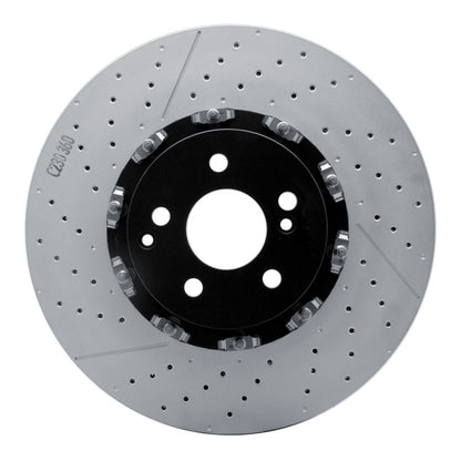 DFC 07-25 Mercedes-Benz E63 AMG Front Drilled and Slotted Hi-Carbon Alloy Geomet Coated Rotor