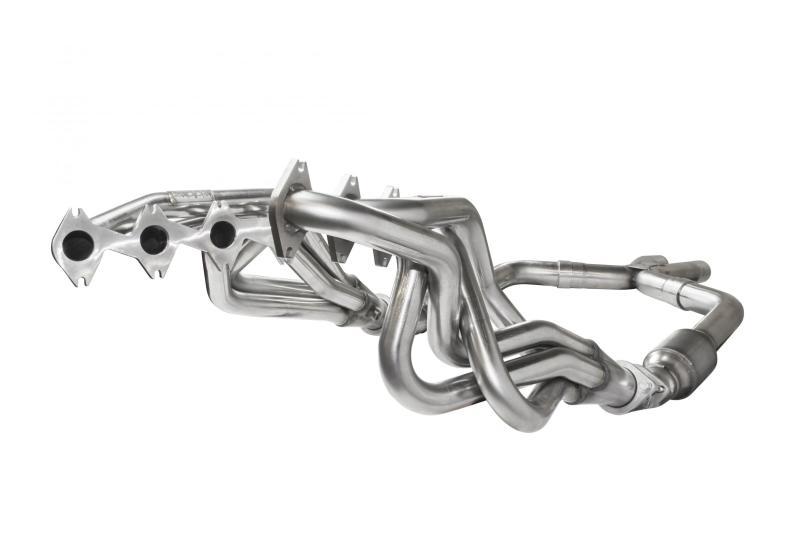 Kooks Headers Kooks 05-10 Ford Mustang GT Manual 1 5/8in x 2 1/2in SS Long Tube Headers and OEM Catted SS X Pipe