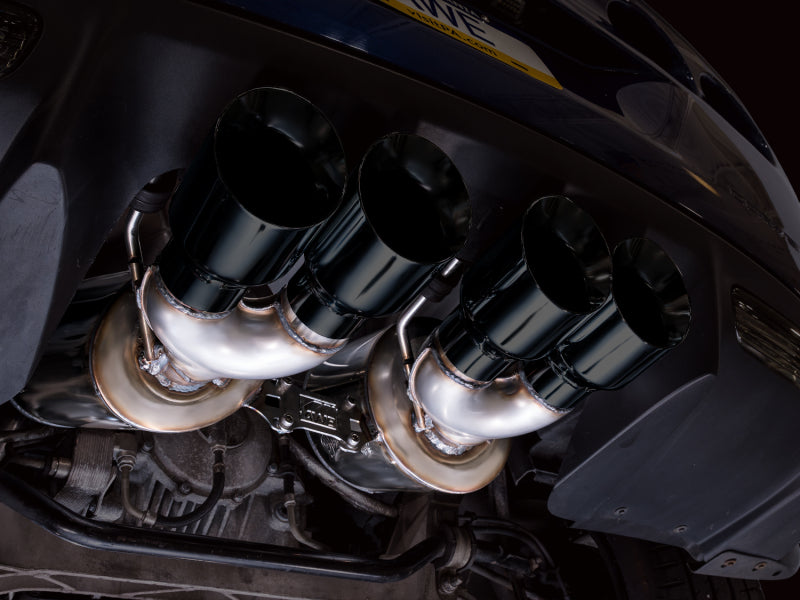 AWE Tuning C6 Chevrolet Corvette Z06/ZR1 Touring Edition Axle-Back Exhaust w/ Diamond Black Tips