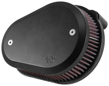 K&N Engineering K&N 00-16 Harley-Davidson Street Metal Intake System Flare Black