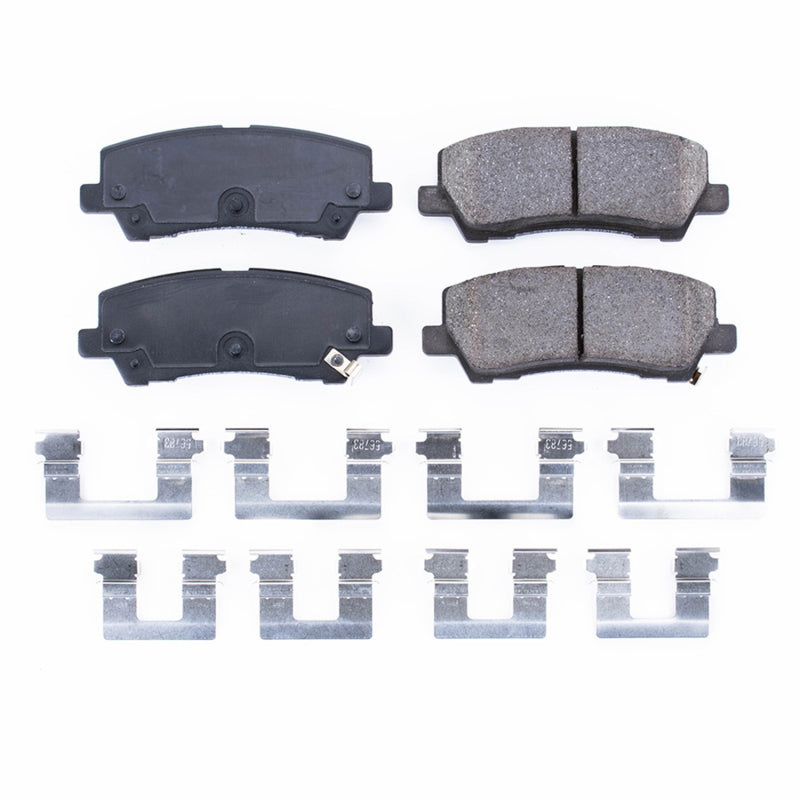 PowerStop Power Stop 15-19 Ford Mustang Rear Z17 Evolution Ceramic Brake Pads w/Hardware