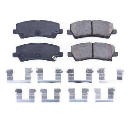 PowerStop Power Stop 15-19 Ford Mustang Rear Z17 Evolution Ceramic Brake Pads w/Hardware