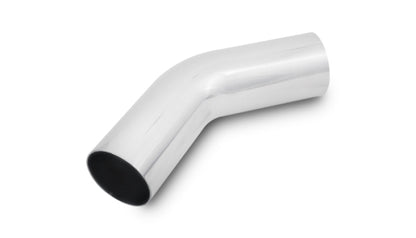 Vibrant 2in O.D. Universal Aluminum Tubing (45 degree bend) - Polished