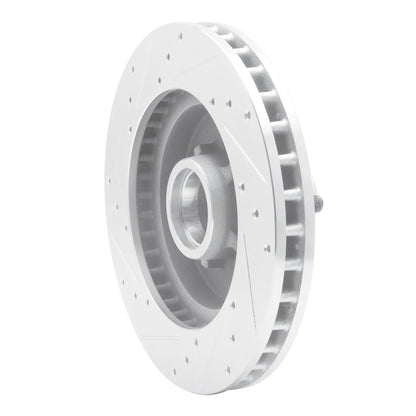 R1 Concepts R1 1988-1994 Chevrolet C1500 Front Right Drilled & Slotted Silver Brake Rotor