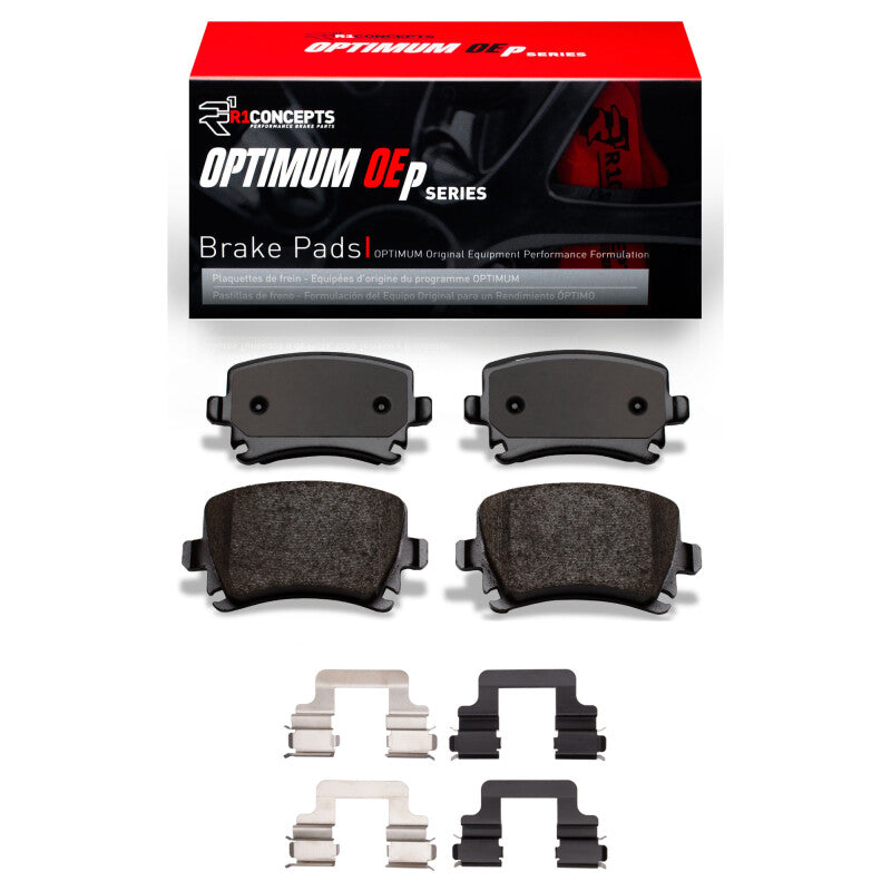 R1 Concepts R1 08-16 Audi TT Quattro RS Rear Optimum OE Pads & Hardware Kit