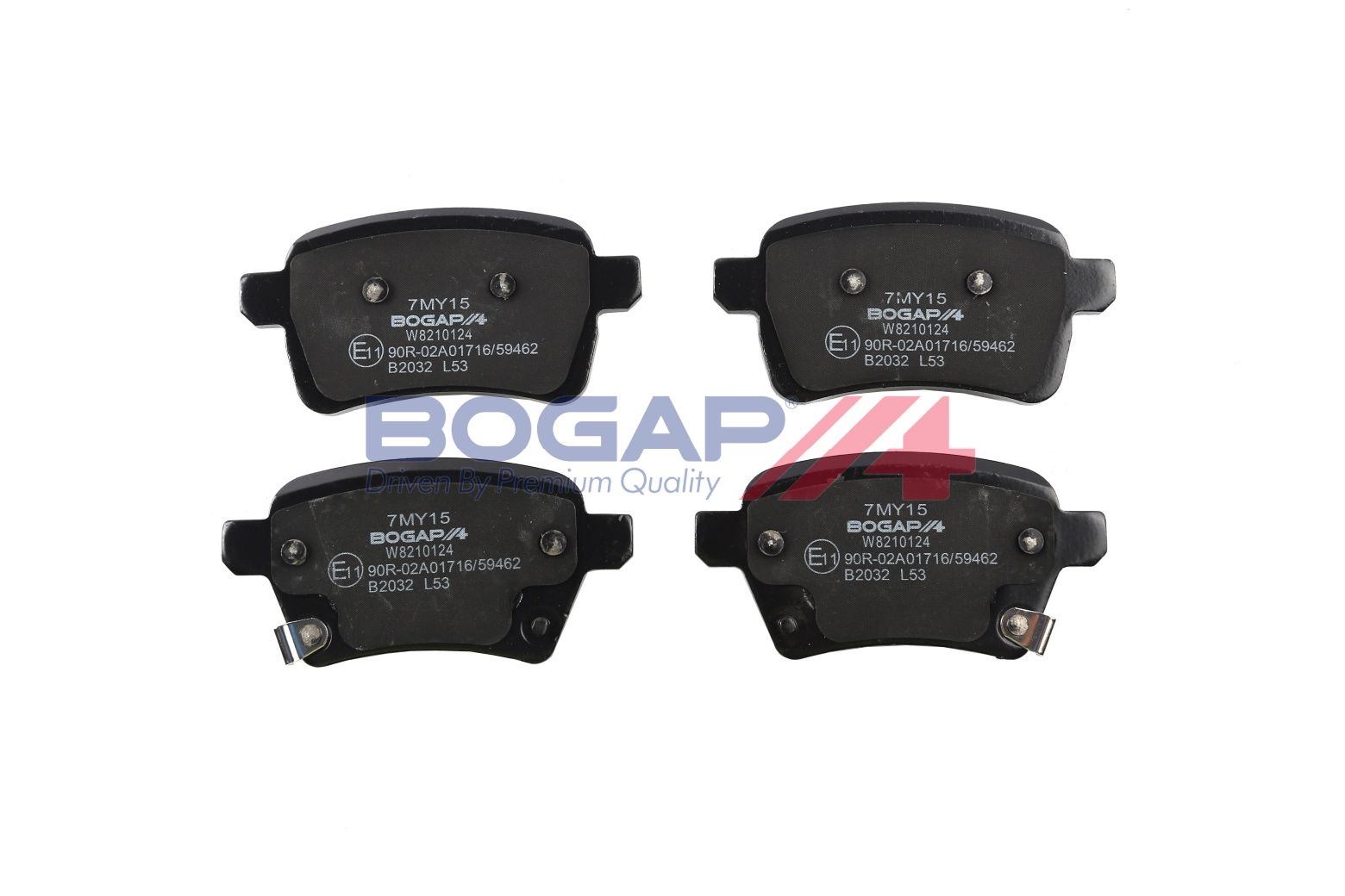 BOGAP W8210124 Brake Pad Set, Disc Brake | ML Performance Car Parts