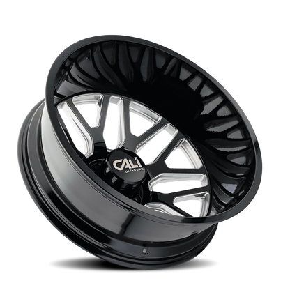 Cali Off-Road 9115D Invader Dually 22x8.25 / 8x210 BP / -192mm OS / 154.2mm Hub Gls Blk Mill Wheel