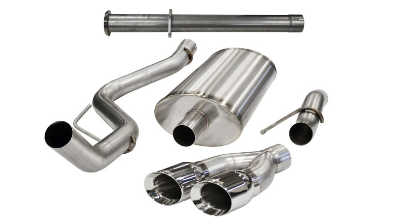 CORSA Performance Corsa 2011-2014 Ford F-150 Raptor 6.2L V8 133in Wheelbase Polished Xtreme Cat-Back Exhaust