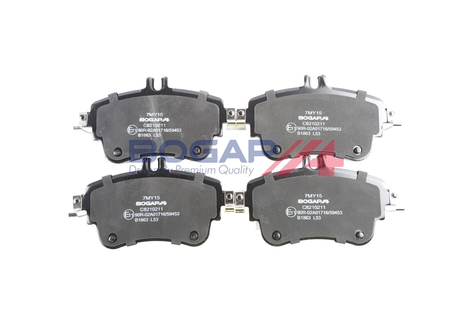 BOGAP C8210211 Brake Pad Set, Disc Brake | ML Performance Car Parts