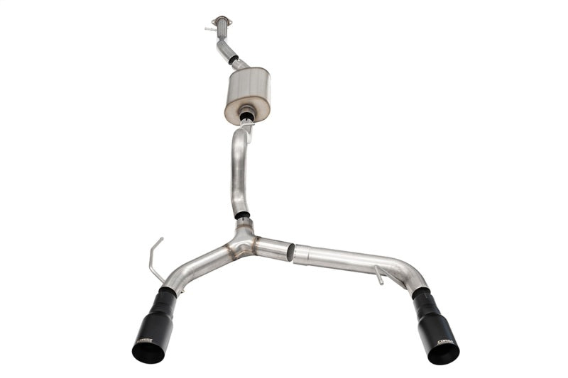 CORSA Performance Corsa 21-25 Ford Bronco 2.3L 4-Door 2.75in Cat-Back Dual Rear Exhaust w/ 4in Straight-Cut Black Tips