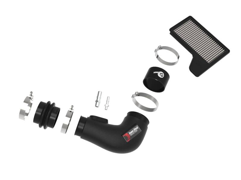 aFe Super Stock Induction System Pro Dry S Media 15-17 Ford Mustang V6-3.7L
