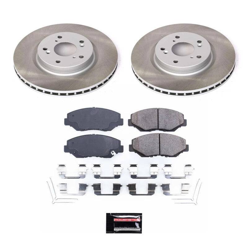 PowerStop Power Stop 12-16 Honda CR-V Front Semi-Coated Rotor Kit