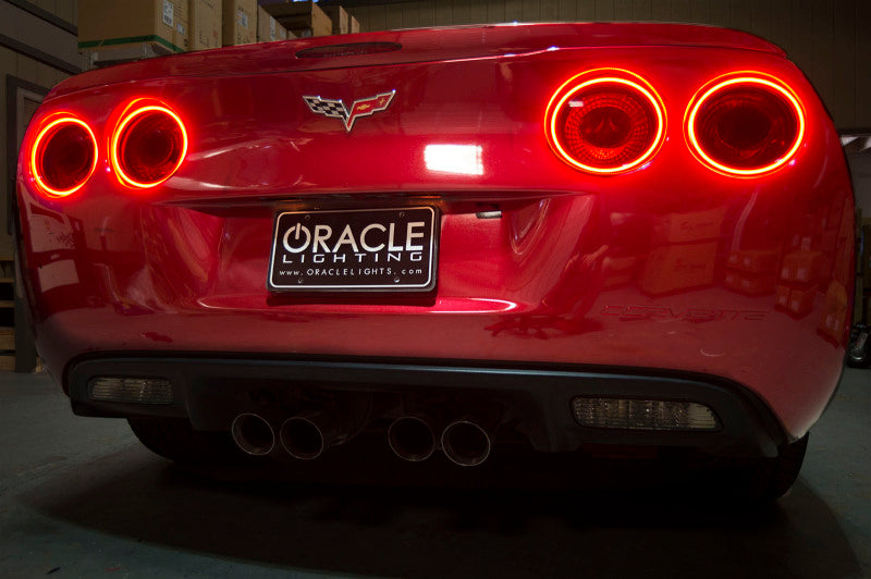 ORACLE Lighting Oracle Chevy Corvette C6 05-13 LED Waterproof Afterburner Kit - Red