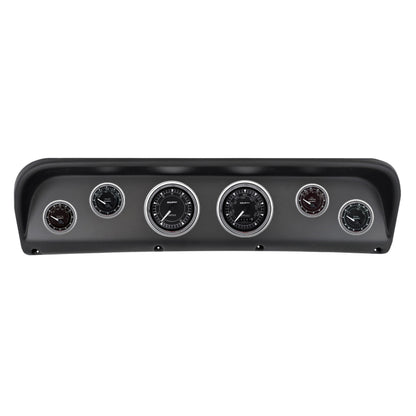 Autometer Chrono Chrome Direct Fit Dash Kit 67-72 Ford F100 (2 x 3-3/8in. / 4 x 2-1/16in.)
